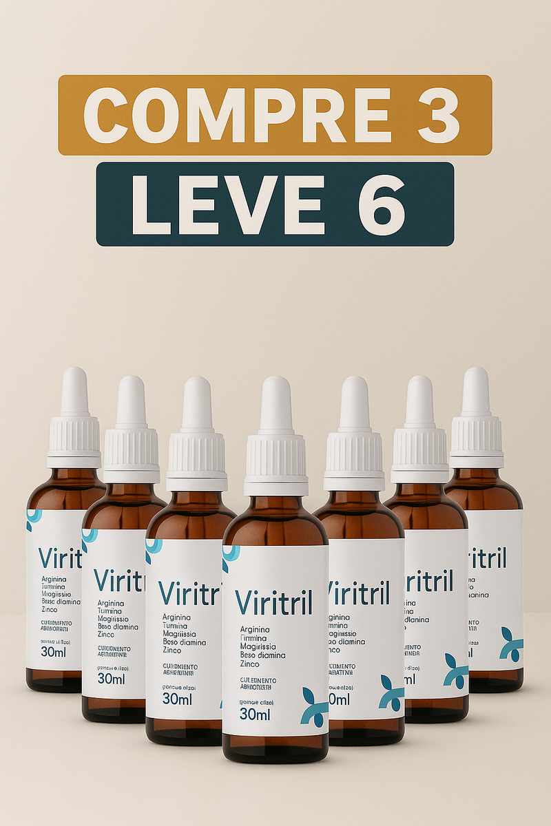 Viritril: O Suplemento Líquido para a Virilidade Masculina 30 ML
